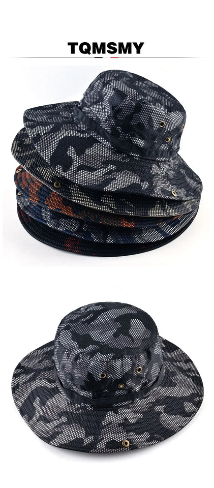 Anti-UV Wide Brim Hat - Unisex Sun Protection for Fishing, Hiking & Beach