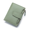 Large Capacity Women's RFID Wallet - Leather Bifold with Coin Pocket & ID Windows