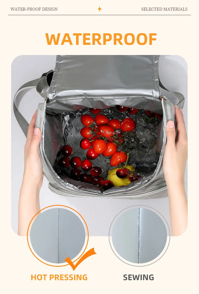 Large Capacity Cooler Backpack - Insulated Leakproof Bag for Camping, Hiking & Picnic