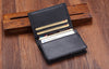 Business Card Holder - Genuine Leather Credit Card Wallet & ID Organizer