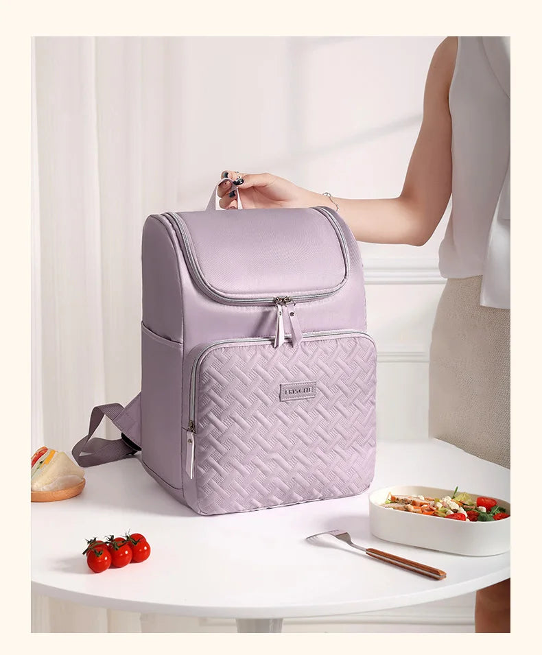 Large Capacity Cooler Backpack - Insulated Leakproof Bag for Camping, Hiking & Picnic