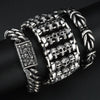 Gothic Punk Skull Bracelet - Trendy Stainless-Steel Bangle