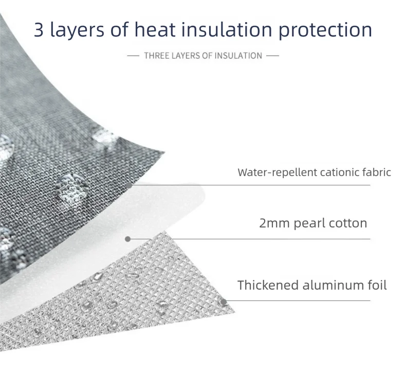 Cationic Waterproof Lunch Bag - Insulated Thermal Tote with Thickened Cooler Design