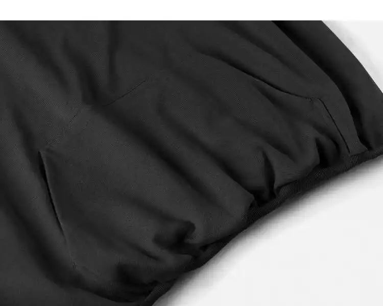 PFNW High Street Men's Hoodie - Oversized Punk Style Double Layer Sweatshirt