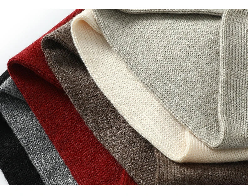 Wool Knit Neck Warmer for Women - Bow Tie Style Winter Scarf with Loop Design