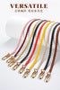 0.8cm Thin Braided PU Leather Belt - Women's Pin Buckle Waistband 110cm