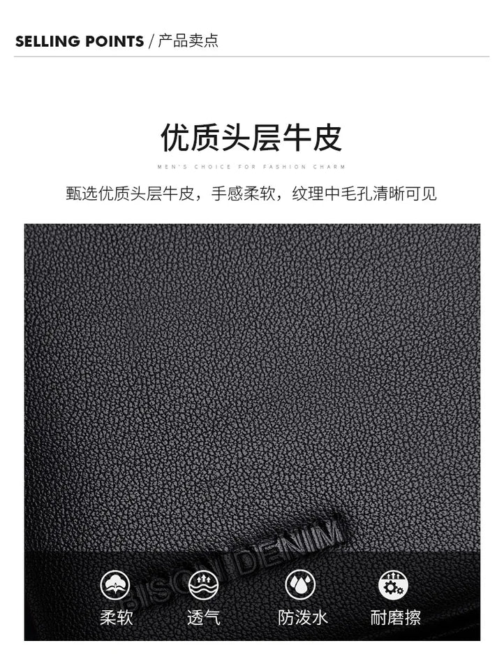 Genuine Leather Vintage Wallet - Designer Card Holder for Men & Women