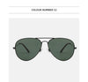 Oversized Aviator Sunglasses - Polarized Retro Design for Men & Women