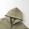 Wide Style Cotton Hoodie - Heavy Double Layer Unisex Zipper Coat
