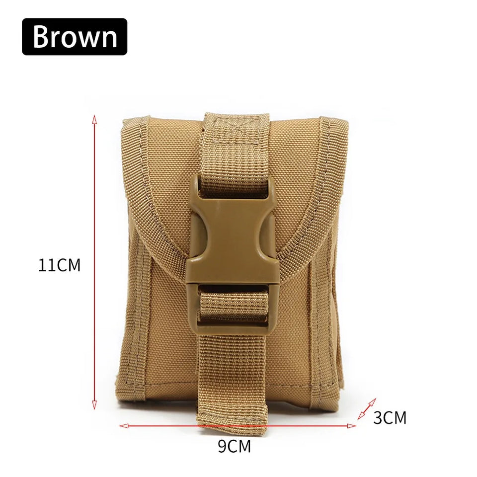 MOLLE Tactical Waist Pack - Multifunction Outdoor Belt Bag with Soft Back