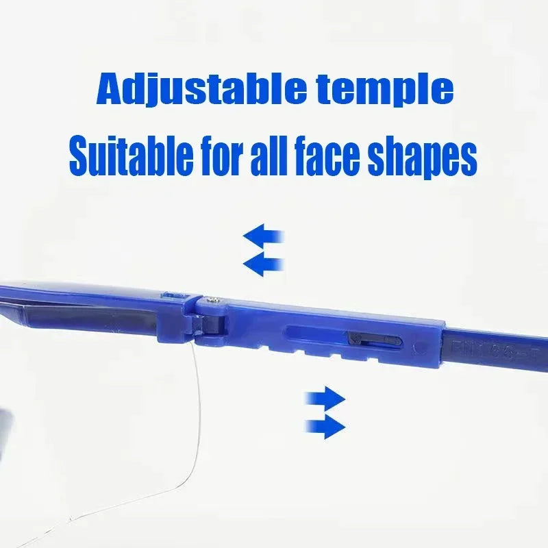 Protective Safety Glasses - Windproof Dustproof Goggles with Optical Frame