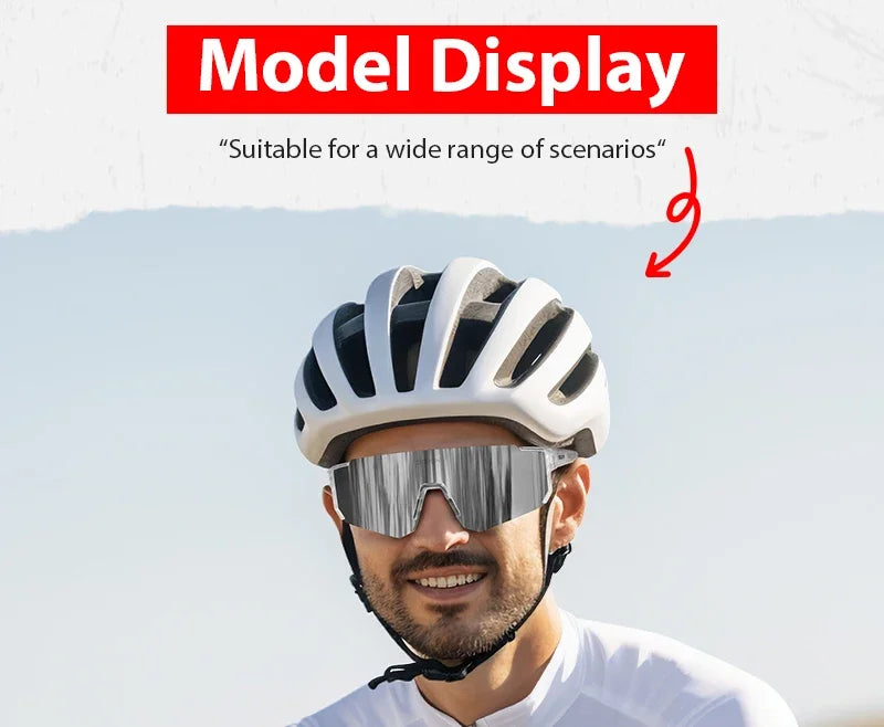 SCVCN Sports Sunglasses - UV400 Cycling & Outdoor Protective Eyewear