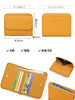 Women's Leather Wallet - Small Folding Purse with Multiple Compartments