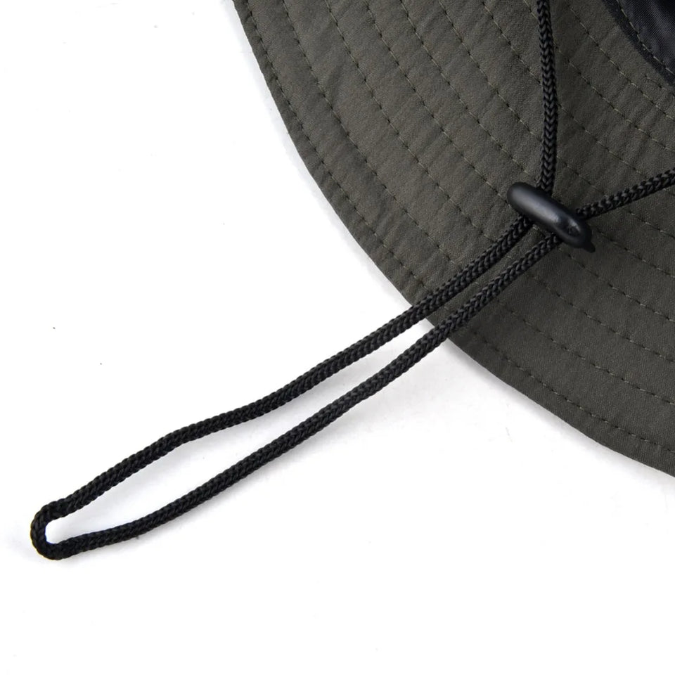 Anti-UV Wide Brim Hat - Unisex Sun Protection for Fishing, Hiking & Beach