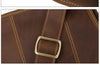 Men's Leather Crossbody Bag - Multi-Function Waist Bag for Sports & Casual Wear